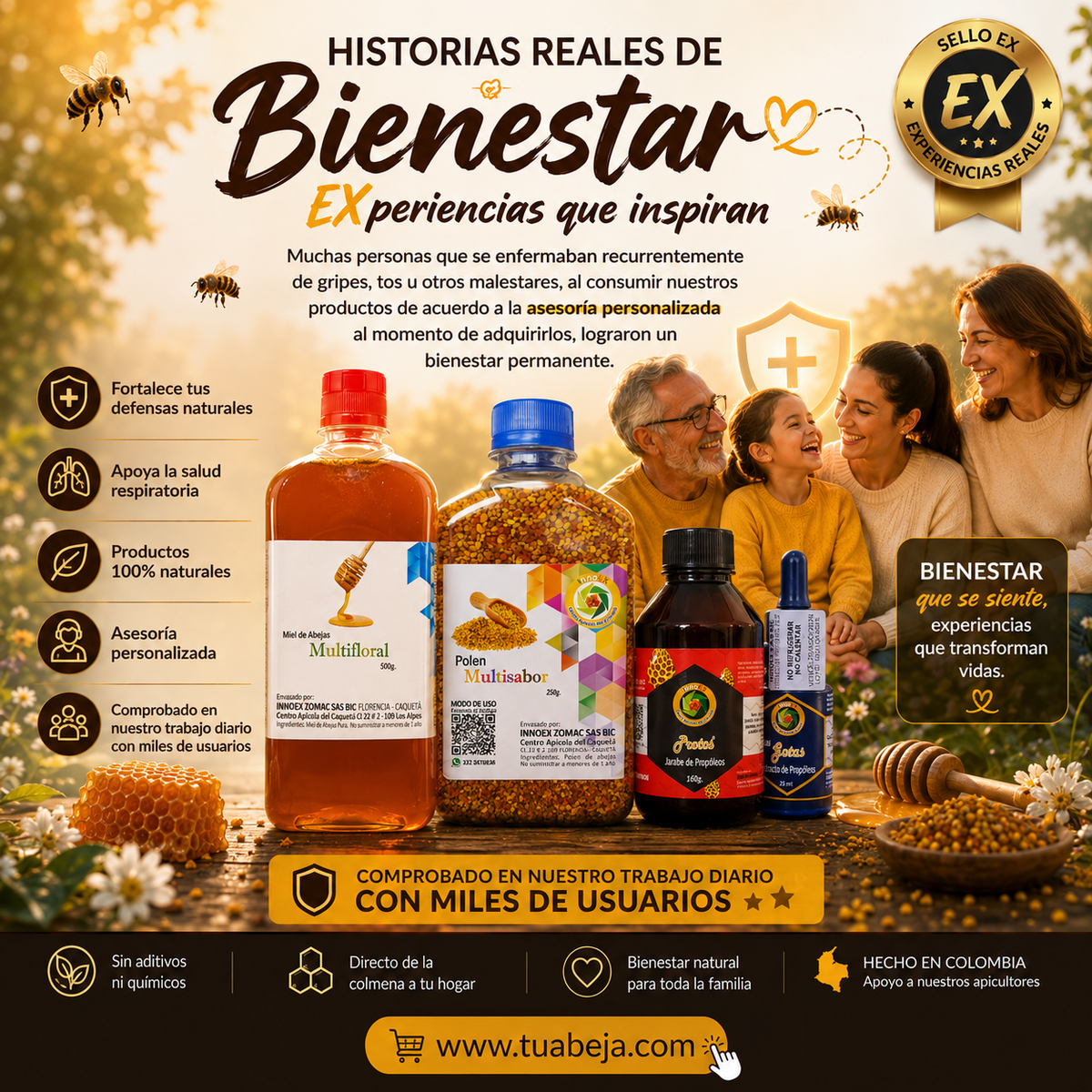 HISTORIAS REALES DE BIENESTAR