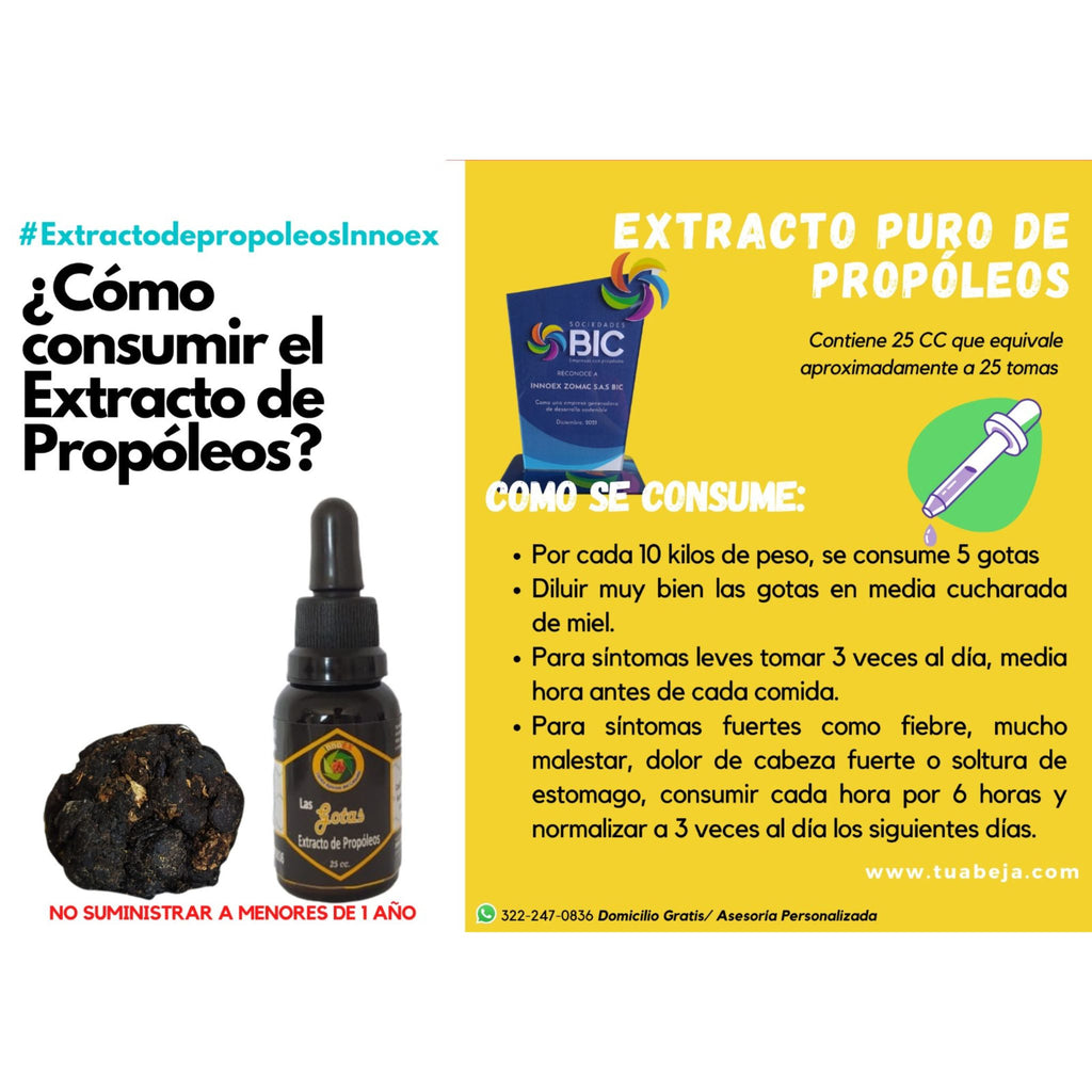Extracto de Propóleos Amazónico X 3 uds